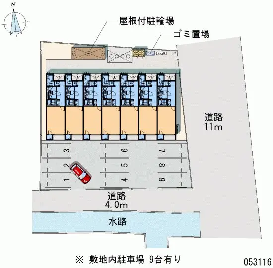 ★手数料０円★瀬戸内市邑久町下笠加　月極駐車場（LP）